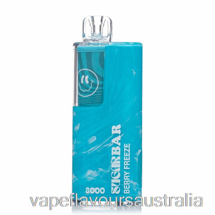Vape Australia Sugar Bar SB8000 0% Zero Nicotine Disposable Berry Freeze